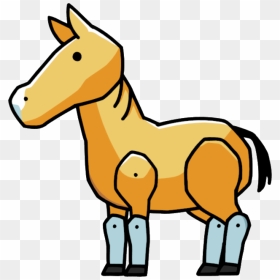 Horse - Scribblenauts Horse Png, Transparent Png - horses png