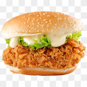 Burger Png Menu - Crispy Chicken Burger Png, Transparent Png - veg sandwich png