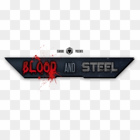 Blood And Steel Logo - Graphic Design, HD Png Download - blood logo png