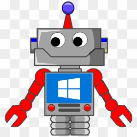 Robot Cartoon, HD Png Download - windows xp start button png