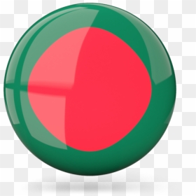 Bangladesh Flag Png - Bangladesh Circle Flag Png, Transparent Png - hindu flag png