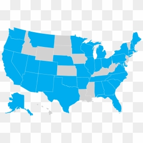 Volunteer Map Connect With Transparent Background - 116th Congress Senate Map, HD Png Download - world map png transparent background