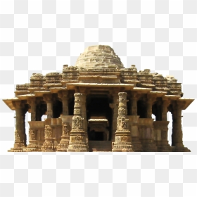 Temple - Modhera Sun Temple, HD Png Download - hindu flag png