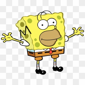 Spongebob Png, Transparent Png - homer simpson png