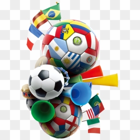 Fifa Colorful Cup Football Player Flag World Clipart, HD Png Download - football player clipart png