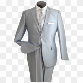 Fabric Suit Transparent Images - Mens Silver Suits, HD Png Download - coat and tie png