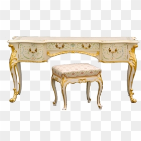Painted Cabriole Dressing Table And Stool - New Hd Dressing Table, HD Png Download - dressing table png