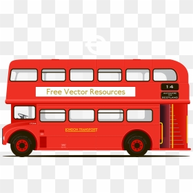 Bus Clipart Png - Double-decker Bus, Transparent Png - bus png images