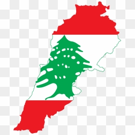 Lebanon Flag Map, HD Png Download - hindu flag png