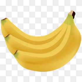 Banana Fruits Clipart - 素材 フリー イラスト バナナ, HD Png Download - fruits clipart png