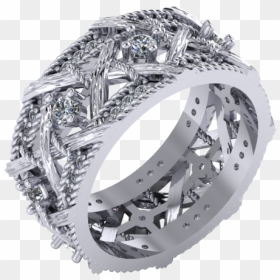 3d Printed Titanium Ring, HD Png Download - jewellery models png
