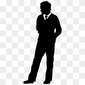 I Got Tired Of Pretending - Man In Suit Silhouette Png, Transparent Png - coat and tie png