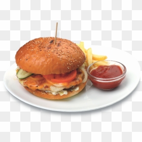 Chicken Burger , Png Download - Fast Food, Transparent Png - chicken burger png