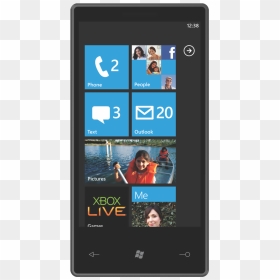 Windows Phone 7 Series Start Screen - Sony Xperia X1 Windows, HD Png Download - apple phone png