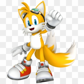 Sonic Free Riders Characters Artwork Tails - Tails Sonic, HD Png Download - tails png