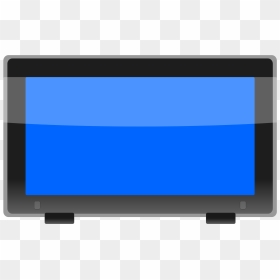 Lcd Widescreen Monitor Vector Image - Flat Tv Png Cartoon, Transparent Png - widescreen png