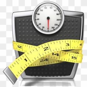 Weight Loss & Exercise - Scales And Tape Measure, HD Png Download - weight png