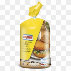 Americana Breaded Chicken Burger, HD Png Download - chicken burger png