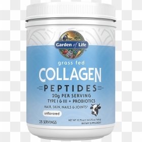 Collagen Peptides Unflavored - Garden Of Life Collagen Peptides, HD Png Download - garden grass png