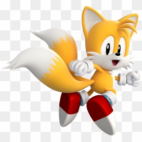 Miles Tails Prower Classic Sonic S World - Sonic The Hedgehog Classic Tails, HD Png Download - tails png