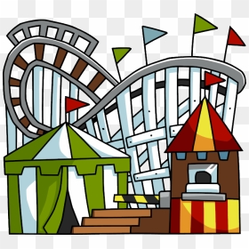 Image - Rollercoaster - Scribblenauts Wiki - Cartoon Roller Coaster Clip Art, HD Png Download - roller coaster png
