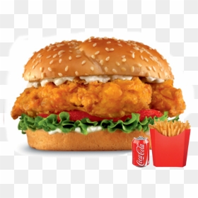 Chicken Burger Meal - Hardees Chicken Tenders Sandwich, HD Png Download - chicken burger png