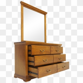 Castle Leather Dressing Table With Mirror - Dresser, HD Png Download - dressing table png