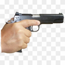 Gun In Hand Image - Gun In Hand Png, Transparent Png - gun emoji png