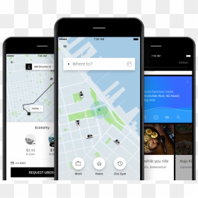 Tn Uber App - Uber App, HD Png Download - uber png