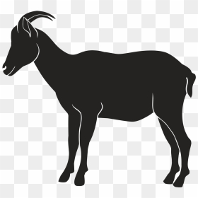 English Bulldog Silhouette, HD Png Download - indian goat png