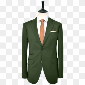 Olive Green Suit - Green Tuxedo Png, Transparent Png - coat and tie png