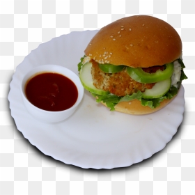 Transparent Burger Bun Png - Shami Burger Png, Png Download - chicken burger png