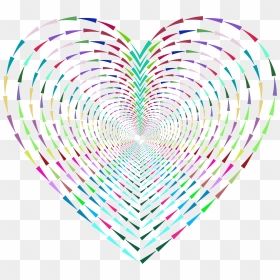 Prismatic Heart Spikes Tunnel Clip Arts - Clip Art, HD Png Download - spikes png