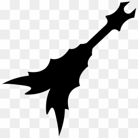Electric Guitar With Several Spikes - Electric Guitar, HD Png Download - spikes png