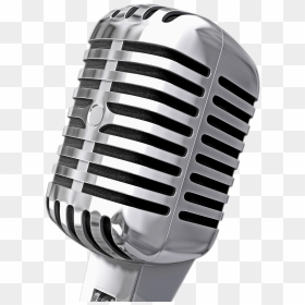 Vintage Microphone - Transparent Old School Microphone, HD Png Download - microfono png