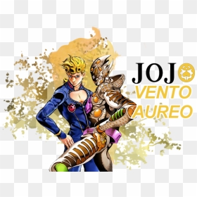 [fanart] I Made A Collage Of The Part 5 Jojo Logo, - Golden Experience Requiem Pose, HD Png Download - jojo png