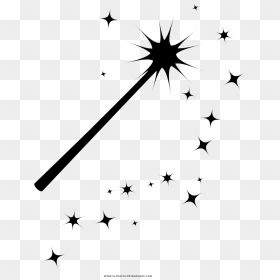 Transparent Magic Wand Png - Harry Potter Wand Coloring Page, Png