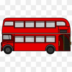 Double-decker Bus Aec Routemaster London Clip Art - Cartoon Double Decker Bus, HD Png Download - bus png images