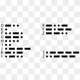 Morse Code , Png Download - Code Morse, Transparent Png - code png