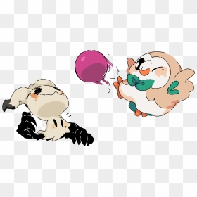 Mimikyu And Rowlet, HD Png Download - mimikyu png