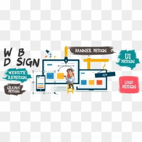 Transparent Web Designing Png - Creative Design Banner Free, Png Download - website designing png