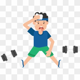 Animation Vector Exercise - Workout Cartoon Png, Transparent Png - exercise png