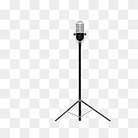 Microphone Stands Drawing - Recording, HD Png Download - microfono png