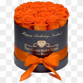 Orange Rose Flower Box, HD Png Download - sweet memories png
