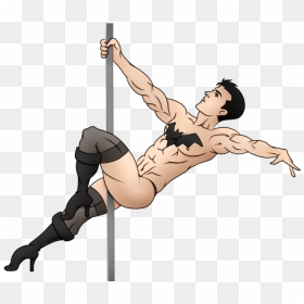 Male Stripper Cartoon Png , Png Download - Male Pole Dancer Stripper, Transparent Png - stripper png