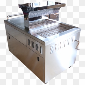Outdoor Bbq Grill Mobile Charcoal Gas Teppanyaki Grill - Refrigerator, HD Png Download - bbq grill png