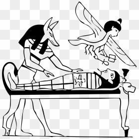 Soul Visiting The Body Svg Clip Arts - Mummification Black And White, HD Png Download - body png