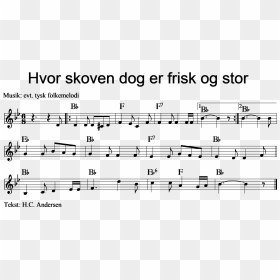 Hvor Skoven Dog Er Frisk Og Stor - Stairway To Heaven Chorus Sheet Music, HD Png Download - frisk png