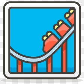 Roller Coaster Pixel Art, HD Png Download - roller coaster png