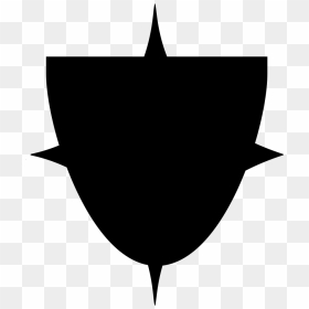 Shield With Four Spikes, HD Png Download - spikes png